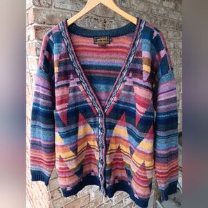 Aztec Mountain Wool Cardigan